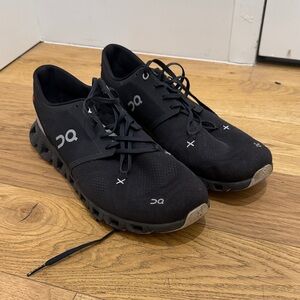 On Running Black Men's Cloud Athletic Sneakers